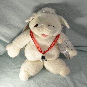 🐸 plush vintage 1993 baby lamb chop hand puppet Shari Lewis (w1589)